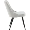 Venture Design Valgomasis kėdė, aksominis prabangus, 66x50x88,5 cm, pilka