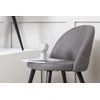 Venture Design Valgomasis kėdė, aksomo audinys, 57x76.5x50 cm, pilka