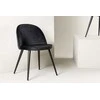 Venture Design Venture Home Valgomojo kėdės Velvet, 2vnt., juodos spalvos, aksomas