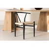 Venture Design Valgomasis kėdė, Alfons, 58x54.5x72 cm, Juoda