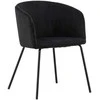 Venture Design Valgomasis kėdė, Berit, 56x52x78 cm, Juoda
