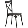 Venture Design Valgomasis kėdė, Crosett, 55x52x90 cm, juoda