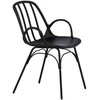 Venture Design Valgomasis kėdė, Dyrön 2 vnt., 59x55x81 cm, Juoda
