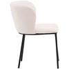 Venture Design Valgomasis kėdė, Edina, 56x55x76 cm, Balta