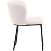Venture Design Valgomasis kėdė, Edina, 56x55x76 cm, Balta