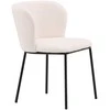Venture Design Valgomasis kėdė, Edina, 56x55x76 cm, Balta