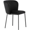 Venture Design Valgomasis kėdė, Edina, 56x58x76 cm, Juoda