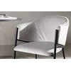 Venture Design Valgomasis kėdė, Evelina 2 vnt., 62x54x80 cm, pilka
