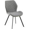 Venture Design Valgomasis kėdė, Gemma, 2 vnt., 63x50x90 cm, Pilka
