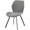 Venture Design Valgomasis kėdė, Gemma, 2 vnt., 63x50x90 cm, Pilka