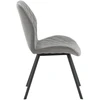 Venture Design Valgomasis kėdė, Gemma, 2 vnt., 63x50x90 cm, Pilka