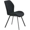 Venture Design Valgomasis kėdė, Gemma 2 vnt., 63x50x90 cm, Juoda