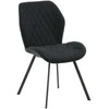 Venture Design Valgomasis kėdė, Gemma 2 vnt., 63x50x90 cm, Juoda