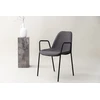 Venture Design Valgomasis kėdė, Klädesholmen 2 vnt., 60x56x80 cm, Tamsiai pilka