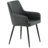 Venture Design Valgomasis kėdė, Komfortas 2 vnt., 61x58x92 cm, Juoda