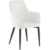 Venture Design Valgomasis kėdė, Komfortas Manchesteris 2 vnt., 93x57 cm, kreminė spalva