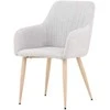 Venture Design Valgomasis kėdė, Komfortas, 62.5x50x83.5 cm, Šviesiai pilka