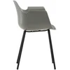 Venture Design Valgomasis kėdė, Komfortiška plastikinė, 52x60.5x79.5 cm, Pilka