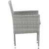 Venture Design Valgomasis kėdė, Malina 2 vnt., 86x58x60 cm, Pilka