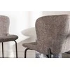 Venture Design Valgomasis kėdė, Modesto 2 vnt., 54x48x79.5 cm, Tamsiai pilka