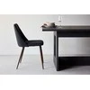 Venture Design Valgomasis kėdė, Nakties 2 vnt. - Plieninis su Mokos 3D popieriumi / Juoda linas, Juoda