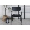 Venture Design Valgomasis kėdė, Nicke W. rankogaliai, 2 vnt., 62x56x88.5 cm, Juoda