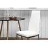 Venture Design Valgomasis kėdė, Pastill, 2 vnt., 45x42x99 cm, Balta