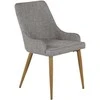 Venture Design Valgomasis kėdė, Plaza Matstol 2 vnt., 85x50 cm, Pilka