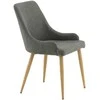 Venture Design Valgomasis kėdė, Plaza Matstol, 60.5x50x85 cm, Tamsiai pilka