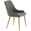 Venture Design Valgomasis kėdė, Plaza Matstol, 60.5x50x85 cm, Tamsiai pilka