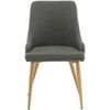 Venture Design Valgomasis kėdė, Plaza Matstol, 60.5x50x85 cm, Tamsiai pilka