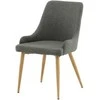 Venture Design Valgomasis kėdė, Plaza Matstol, 60.5x50x85 cm, Tamsiai pilka
