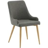Venture Design Valgomasis kėdė, Plaza Matstol, 60.5x50x85 cm, Tamsiai pilka