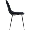 Venture Design Valgomasis kėdė, Polar, 2 vnt., 53x88x46 cm, Juoda