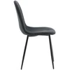 Venture Design Valgomasis kėdė, Polar 2 vnt., 53x88x46 cm, Juoda