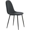 Venture Design Valgomasis kėdė, Polar 2 vnt., 53x88x46 cm, Juoda