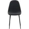 Venture Design Valgomasis kėdė, Polar 2 vnt., 53x88x46 cm, Juoda