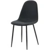 Venture Design Valgomasis kėdė, Polar 2 vnt., 53x88x46 cm, Juoda