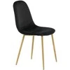 Venture Design Valgomasis kėdė, Polar, 53x88x46 cm, Juoda