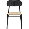 Venture Design Valgomasis kėdė, Polly plienas, 2 vnt., 53x45x81 cm, Juoda
