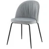 Venture Design Valgomasis kėdė, Raukšlės, 2 vnt., 50x49x79.5 cm, Pilka