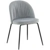 Venture Design Valgomasis kėdė, Raukšlės, 2 vnt., 50x49x79.5 cm, Pilka