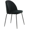Venture Design Valgomasis kėdė, Raukšlės 2 vnt., 50x49x79.5 cm, Juoda