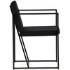 Venture Design Valgomasis kėdė, Richmond, 2 vnt., 55x52x82 cm, Juoda