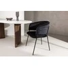 Venture Design Valgomasis kėdė, Selma, 2 vnt., 58x54x82 cm, Juoda