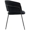 Venture Design Valgomasis kėdė, Selma, 2 vnt., 58x54x82 cm, Juoda
