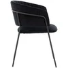 Venture Design Valgomasis kėdė, Selma, 2 vnt., 58x54x82 cm, Juoda