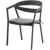 Venture Design Valgomasis kėdė, Skilčių, 62x59x76 cm, Juoda