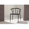 Venture Design Valgomasis kėdė, Stina, 49x47x79.5 cm, Juoda
