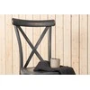 Venture Design Valgomasis kėdė, Tablas 2 vnt., 48x48x88 cm, Tamsiai pilka